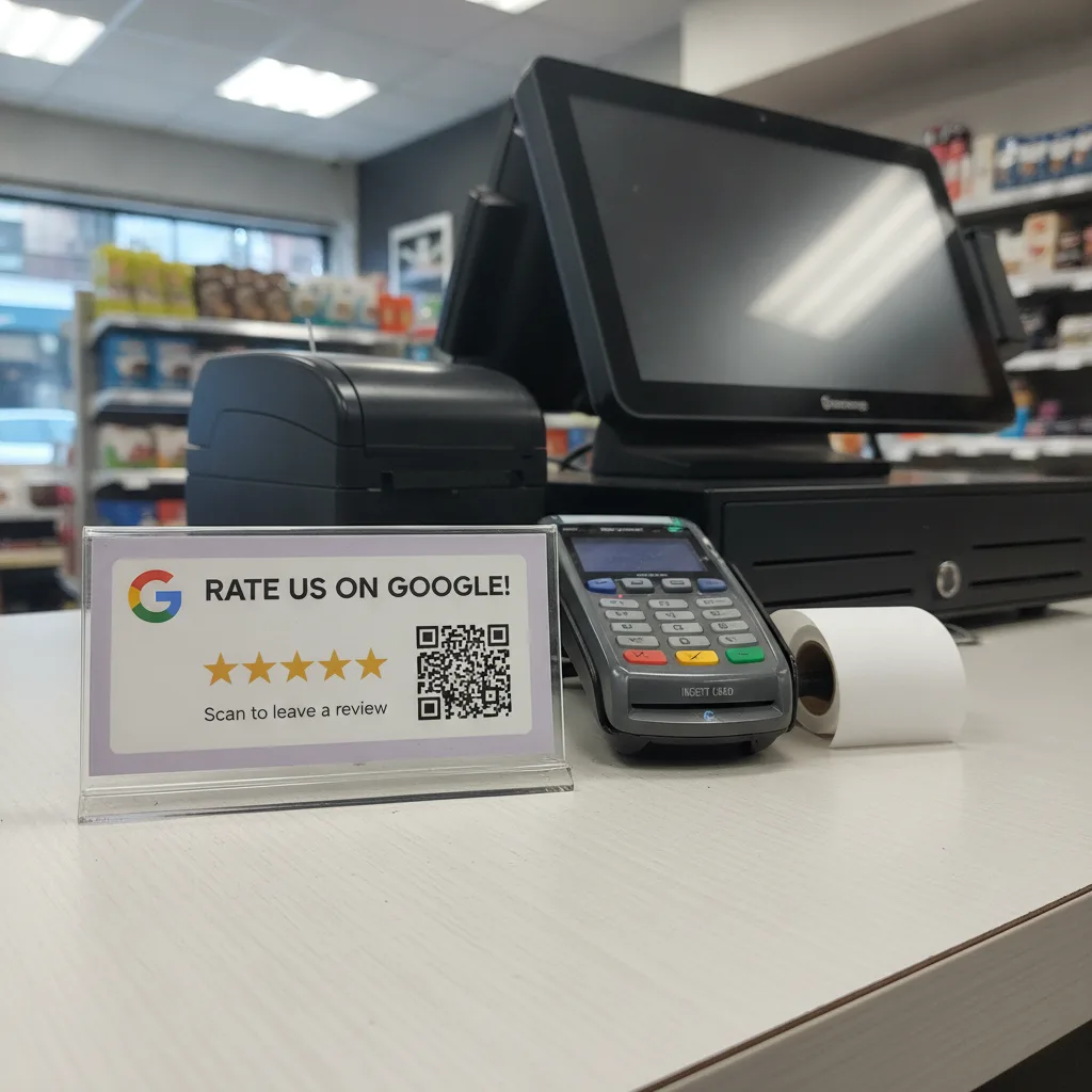 At retail counters